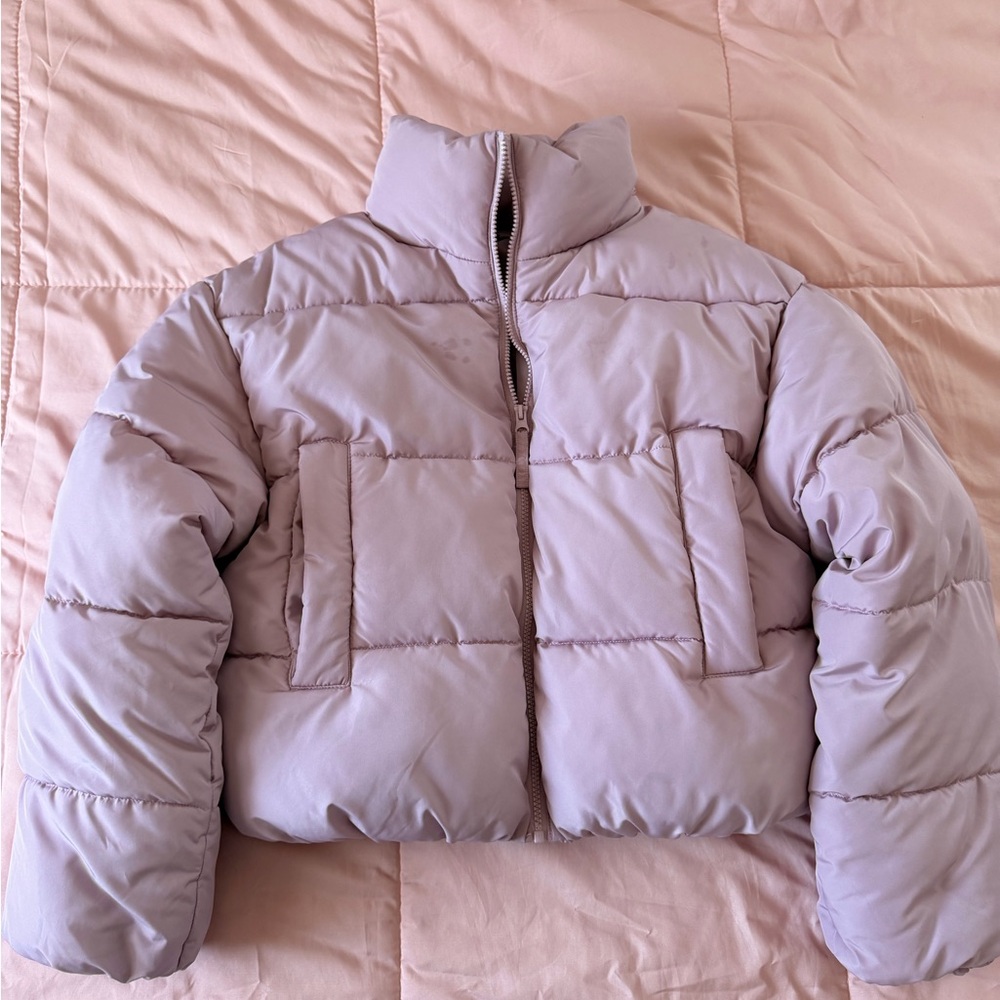 H&M Light Pink Puffer Jacket